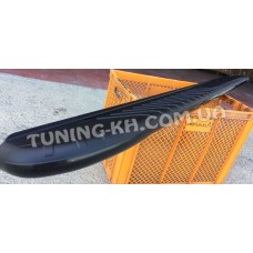 Боковые пороги на FIAT DOBLO 2000-2004 (Bosphorus Black)