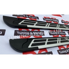 Боковые пороги на FIAT DOBLO 2000-2004 (Sunrise)