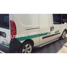 Боковые пороги на FIAT DOBLO 2010-2015 (Line)
