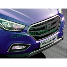 Решетка радиатора хромированная на Hyundai IX35 2013+
