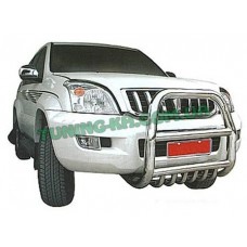 Кенгурятник с защитой на TOYOTA LC PRADO 120 2002-2009