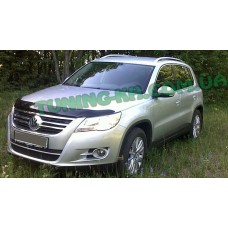 Дефлектор капота (мухобойка) SIM на VOLKSWAGEN TIGUAN 2008-2015