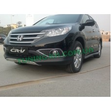 Накладки на бампер задняя и передняя Honda CR-V 2012+