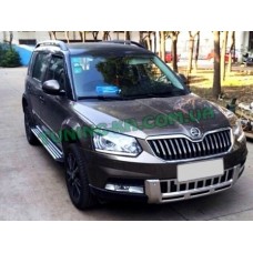 Накладки на бампер передняя и задняя Skoda Yeti 2013+