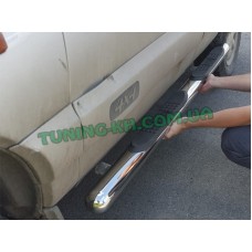 Боковые пороги трубы на CHEVROLET NIVA 2002+