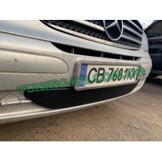Зимняя накладка на решетку радиатора нижняя глянцевая на MERCEDES-BENZ VITO (VIANO) W639 2003-2010