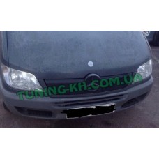 Зимняя накладка на решетку радиатора верхняя матовая на MERCEDES-BENZ SPRINTER 2000-2002