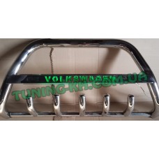 Защита переднего бампера кенгурятник на LEXUS LX 450d 2015+ (F1-22LED)