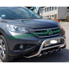Защита переднего бампера кенгурятник на HONDA CR-V 2012-2016 (Дизельная версия, F1-03M)