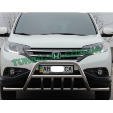 Защита переднего бампера кенгурятник на HONDA CR-V 2012-2016 (Бензиновая версия, F1-18)