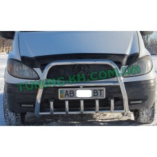 Защита переднего бампера кенгурятник на MERCEDES-BENZ VITO (VIANO) W639 2003-2010 (F1-25)