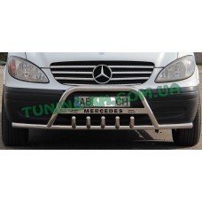 Защита переднего бампера кенгурятник на MERCEDES-BENZ VITO (VIANO) W639 2003-2010 (F1-31)