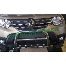 Защита переднего бампера кенгурятник на RENAULT DUSTER 2010-2018 (F1-57)