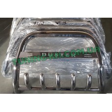 Защита переднего бампера кенгурятник на RENAULT DUSTER 2010-2018 (F1-58)