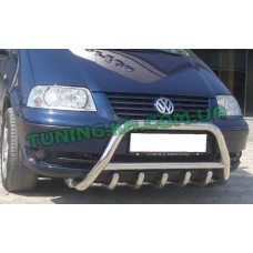 Защита переднего бампера кенгурятник на VOLKSWAGEN SHARAN 2004-2010 (F1-03)