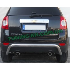 Защита заднего бампера на CHEVROLET CAPTIVA 2006-2011 (B1-20)