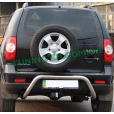 Защита заднего бампера на CHEVROLET NIVA 2010+ (B1-19)
