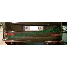 Защита заднего бампера на KIA SPORTAGE 4 2015+ (B1-15)