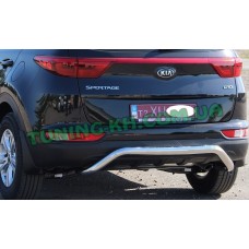 Защита заднего бампера на KIA SPORTAGE 4 2015+ (B1-19)